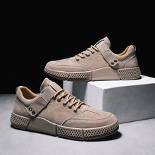 Load image into Gallery viewer, 2019 New Men&#39;s Shoes Student Shoes Men&#39;s Casual Shoes Breathable Youth Trend  Wear-resistant Rubber Sole Leather Casual Shoes