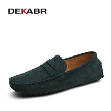 Load image into Gallery viewer, DEKABR Size 49 Men Casual Shoes Fashion Men Shoes Genuine Leather Men Loafers Moccasins Slip On Men's Flats Male Driving Shoes