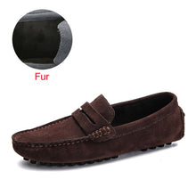Load image into Gallery viewer, DEKABR Size 49 Men Casual Shoes Fashion Men Shoes Genuine Leather Men Loafers Moccasins Slip On Men's Flats Male Driving Shoes