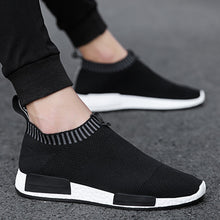 Load image into Gallery viewer, Cork Men Shoes  Sneakers Men Breathable Air Mesh Sneakers Slip on Summer Non-leather Casual  Lightweight Sock Shoes Men Sneakers