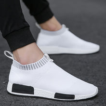 Load image into Gallery viewer, Cork Men Shoes  Sneakers Men Breathable Air Mesh Sneakers Slip on Summer Non-leather Casual  Lightweight Sock Shoes Men Sneakers